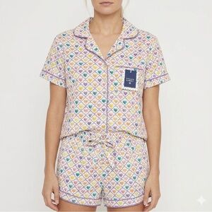 Disco Hearts Short Pajamas Set Roller Rabbit Target SOLD OUT Ready to Ship